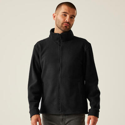 Fleece hiking heren hoge kraag zip thor 300