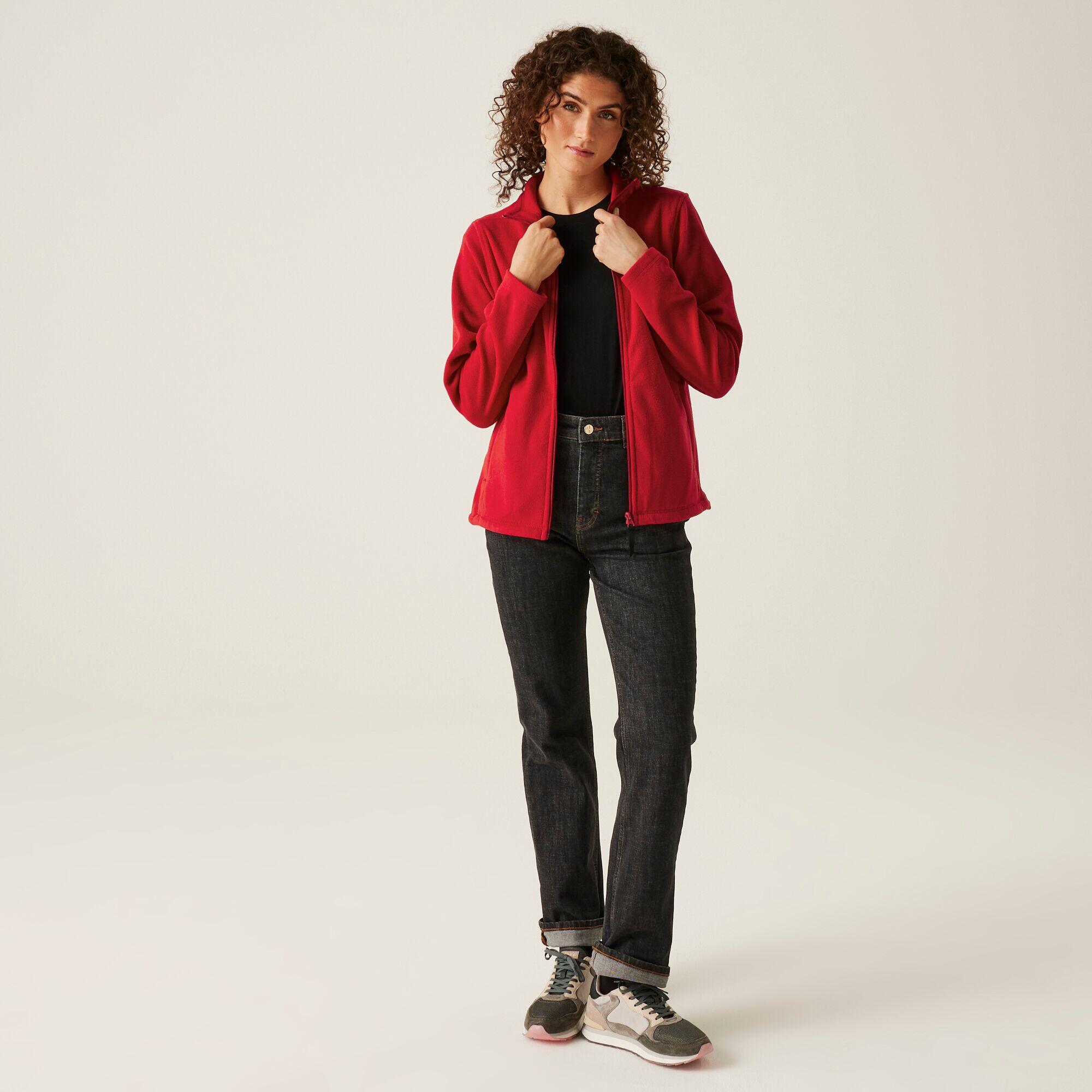 Fleece Hiking Dames Zacht Materiaal Rits 3/5