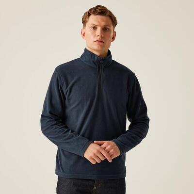 Fleece heren hiking micro zip neck