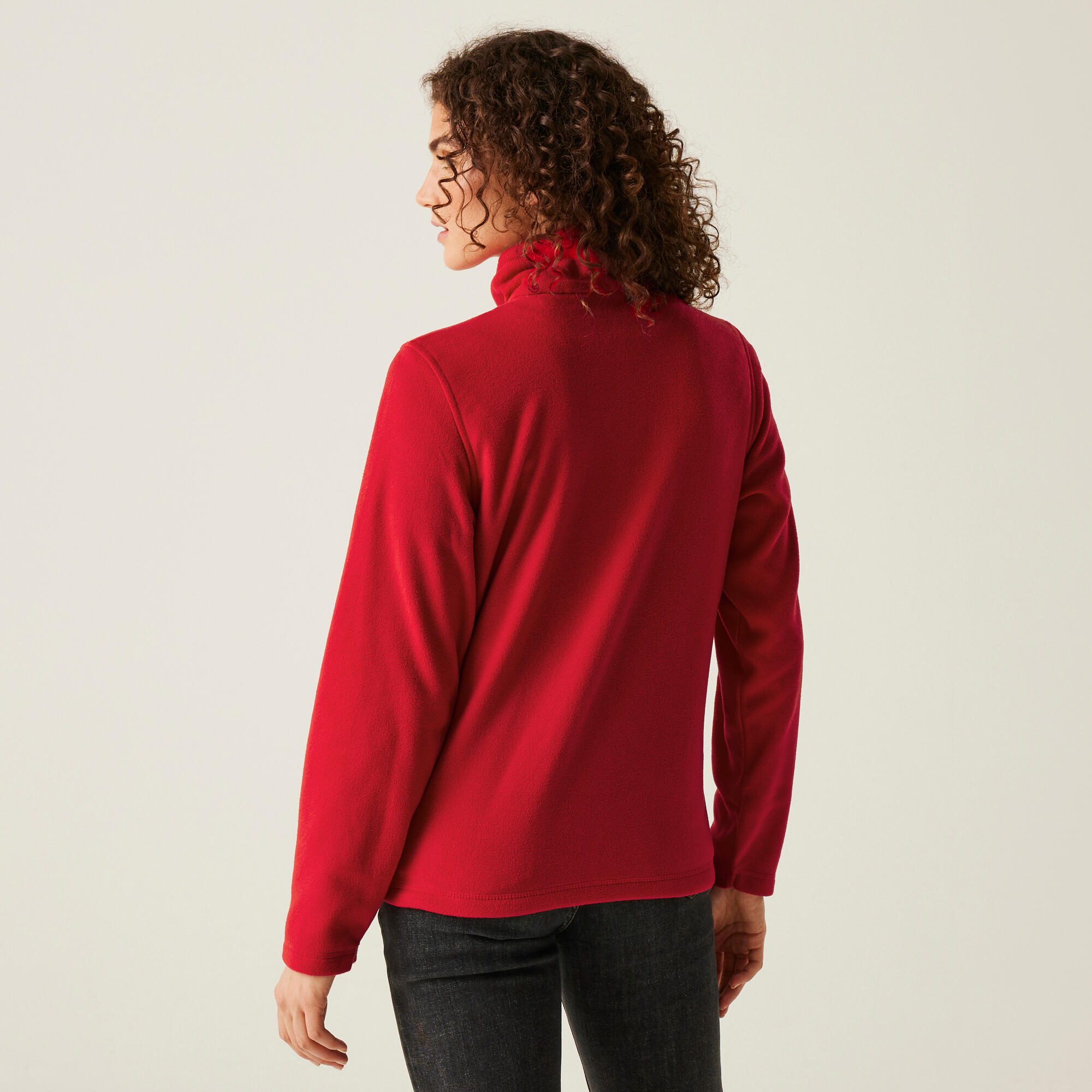 Fleece Hiking Dames Zacht Materiaal Rits 2/5