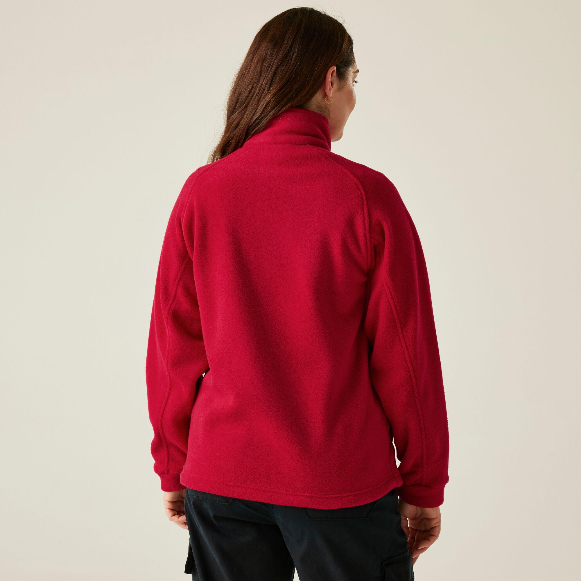 Fleece Dames Wandelen Zip-up Hoge Kraag 2/5