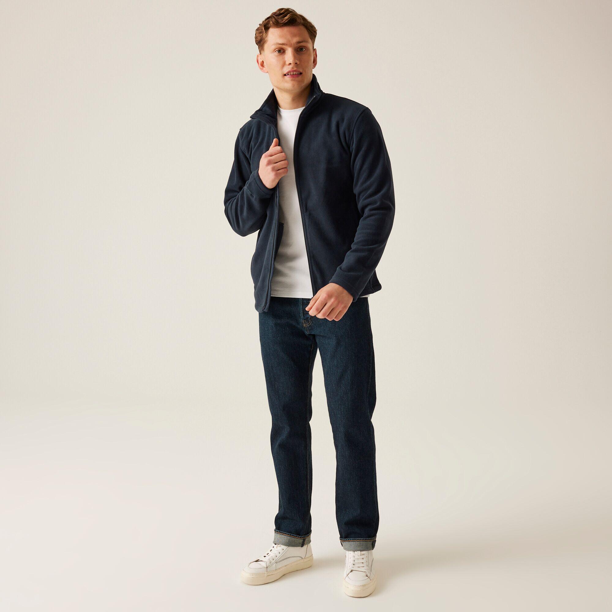 Pile Escursionismo Uomo Honestly Made Recycled Full Zip Fleece 3/4