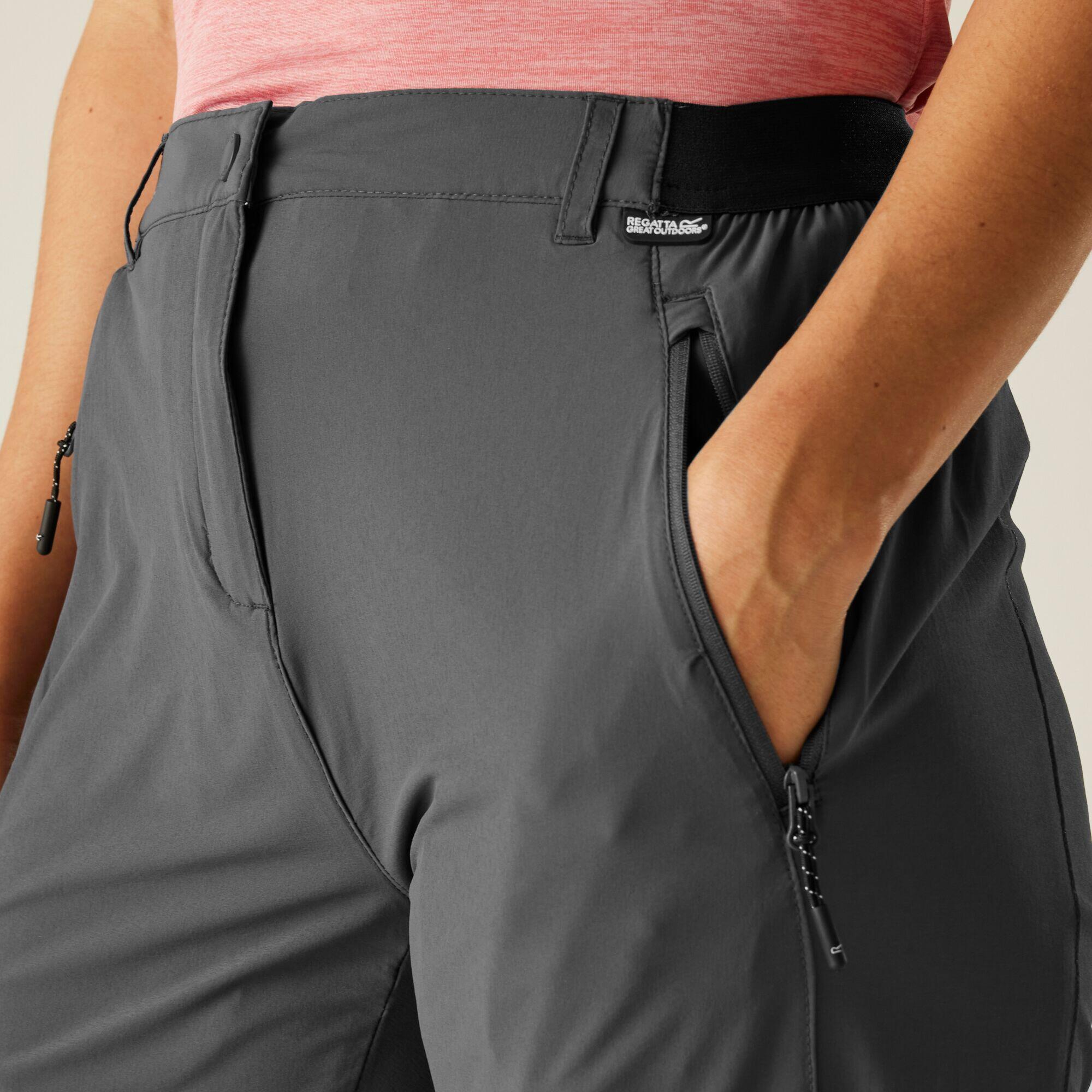 Pantalón Senderismo Mujer Ligeros Plegables Regatta 4/7