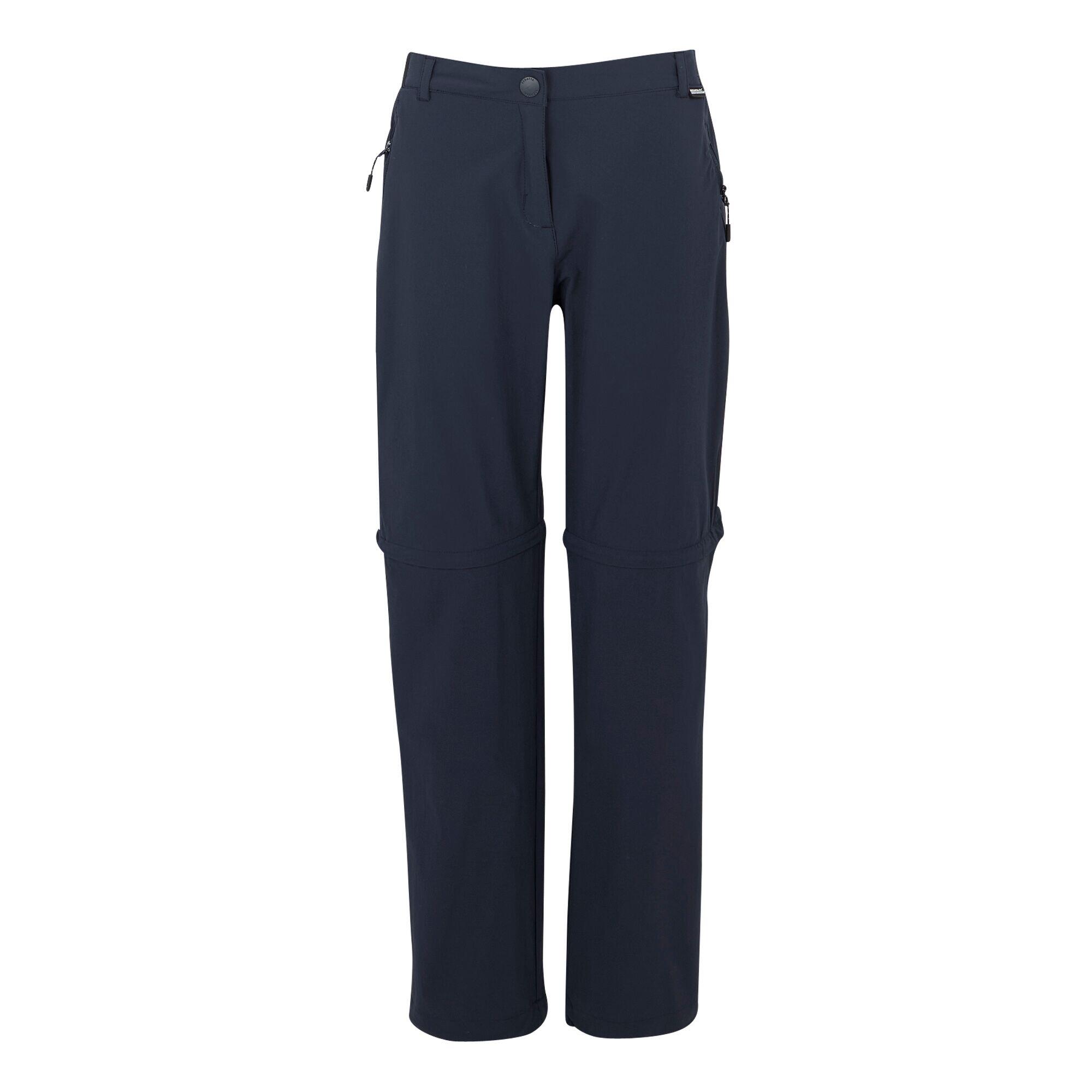 Pantaloni Escursionismo Donna Travel Light Zip Off Packaway 7/7