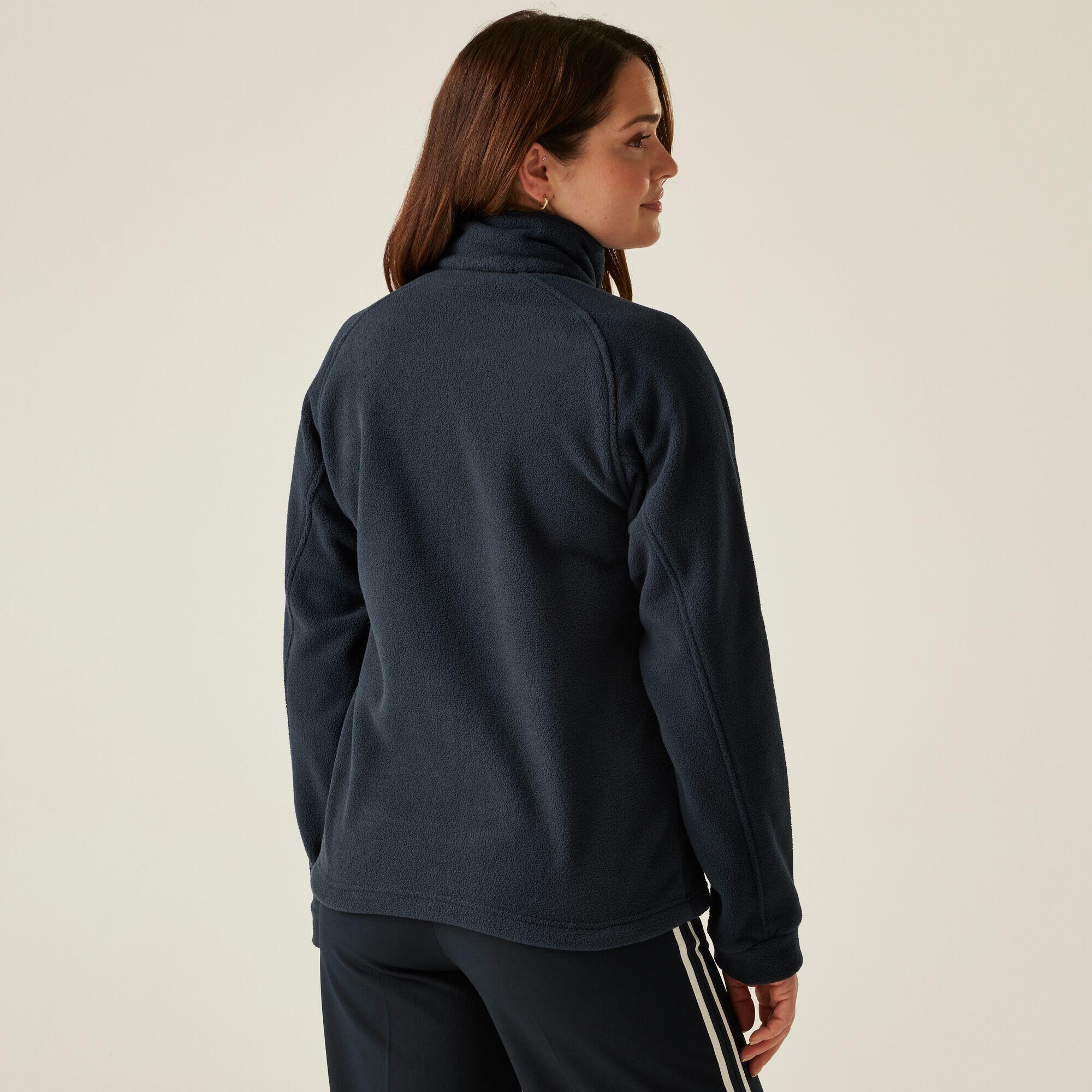 Fleece Dames Wandelen Zip-up Hoge Kraag 2/5