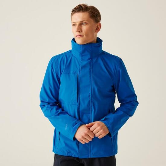Herren Wandern Windjacke wasserdicht, atmungsaktiv - Kingsley, blau