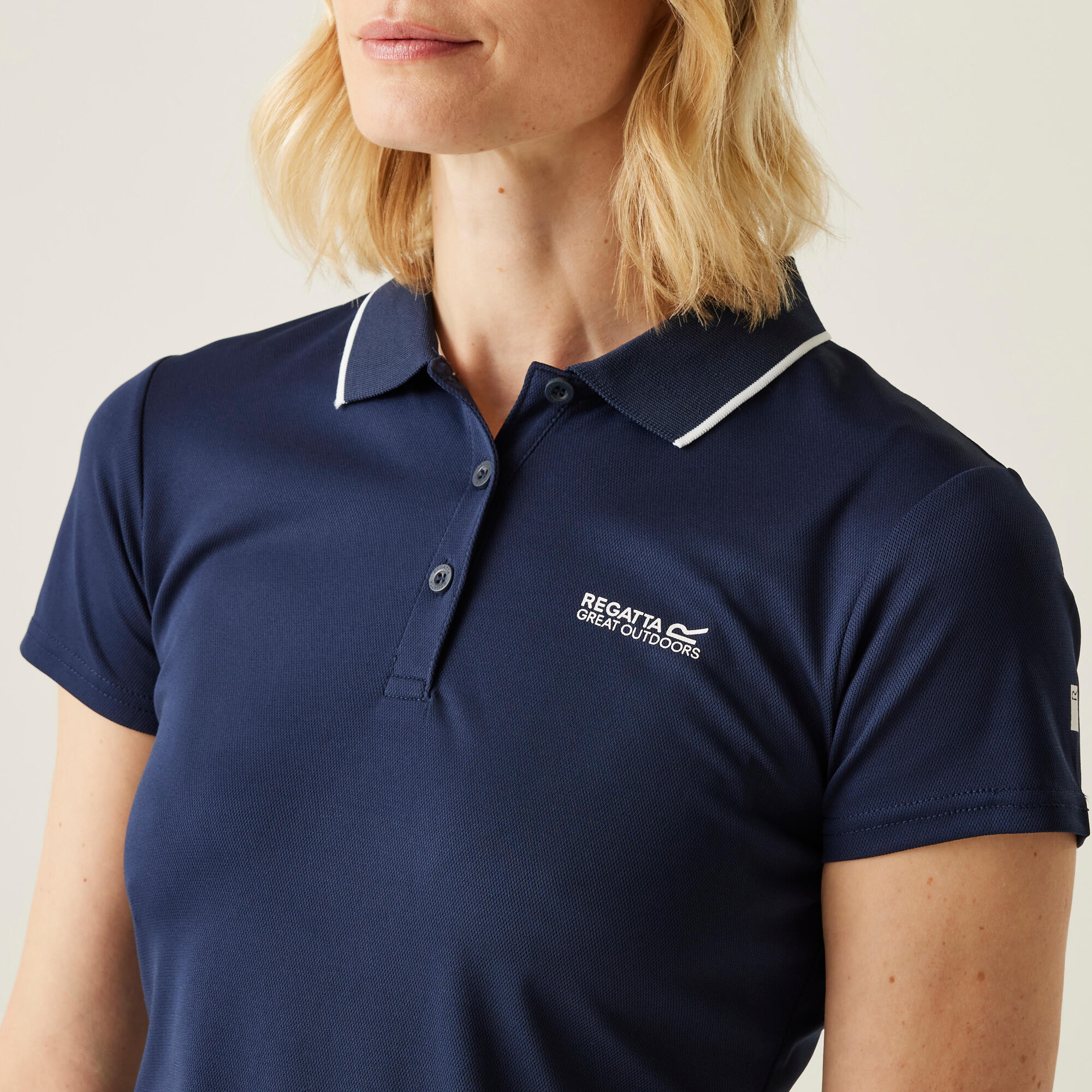 Outdoorshirt Maverik V Wandern/Outdoor/Trekking Damen Navy Atmungsaktiv REGATTA 4/7
