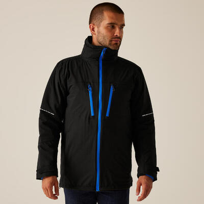 Herren Wandern Regenjacke wasserdicht - X-Pro Evader 3-in-1. blau