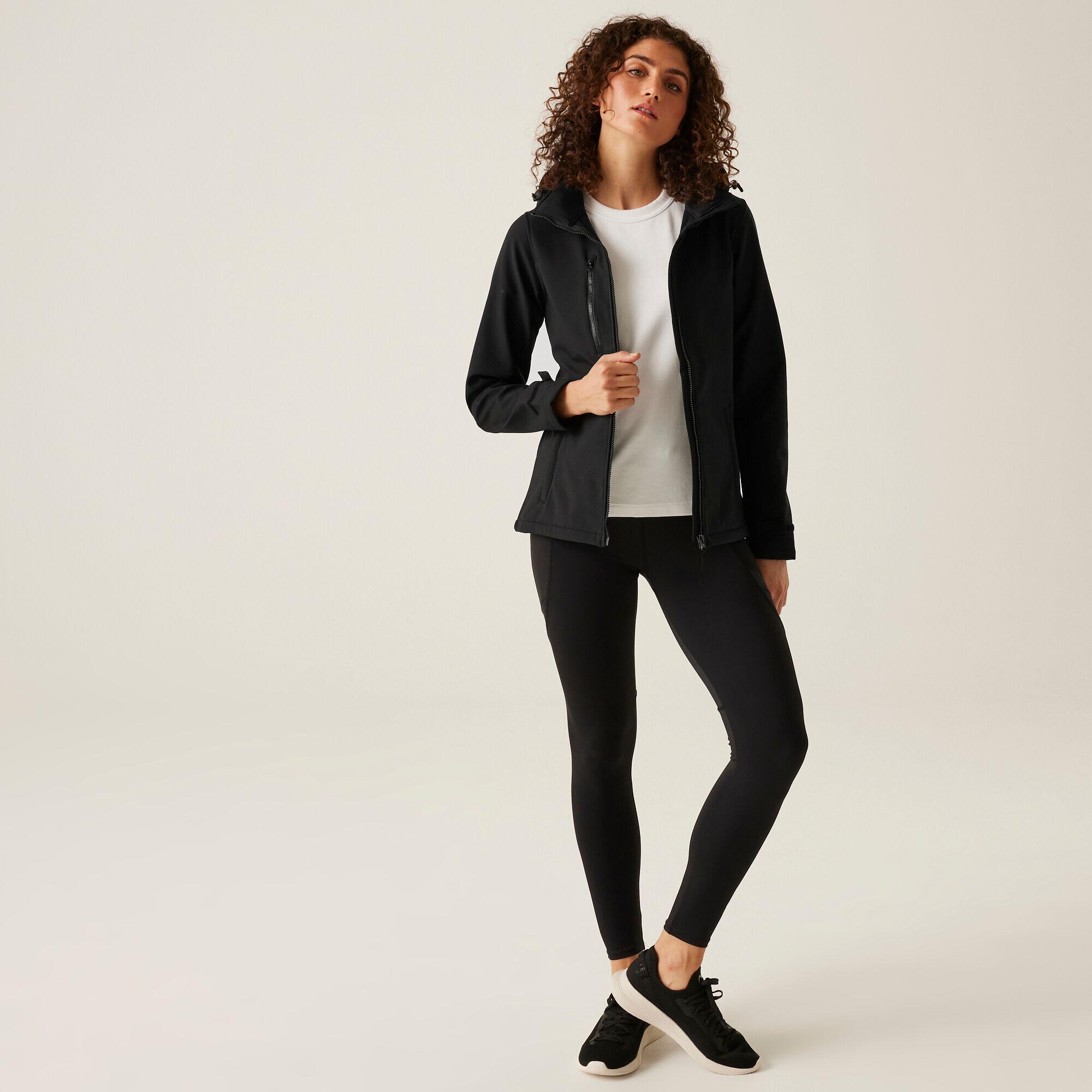 Jas Hiking Dames Waterdicht Ademend Windbestendig 3/6
