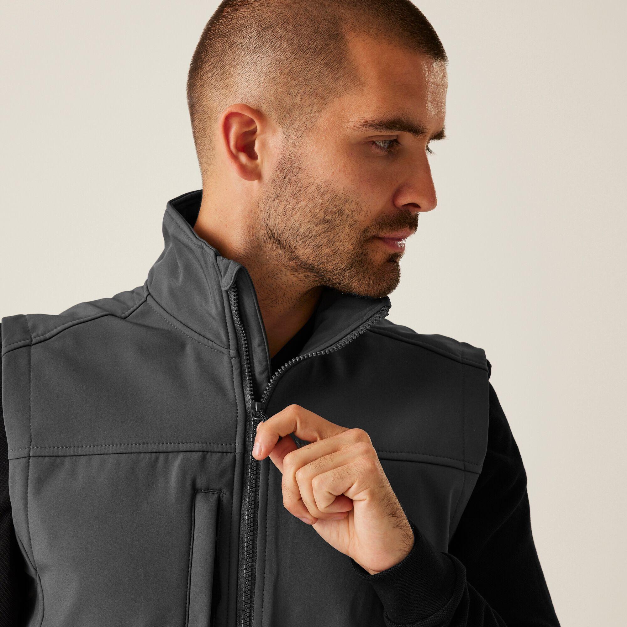 Vest Heren Outdoor Zip Front High Collar 4/6