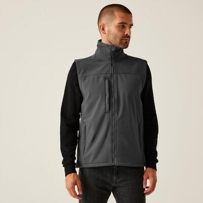 Vest heren outdoor zip front high collar