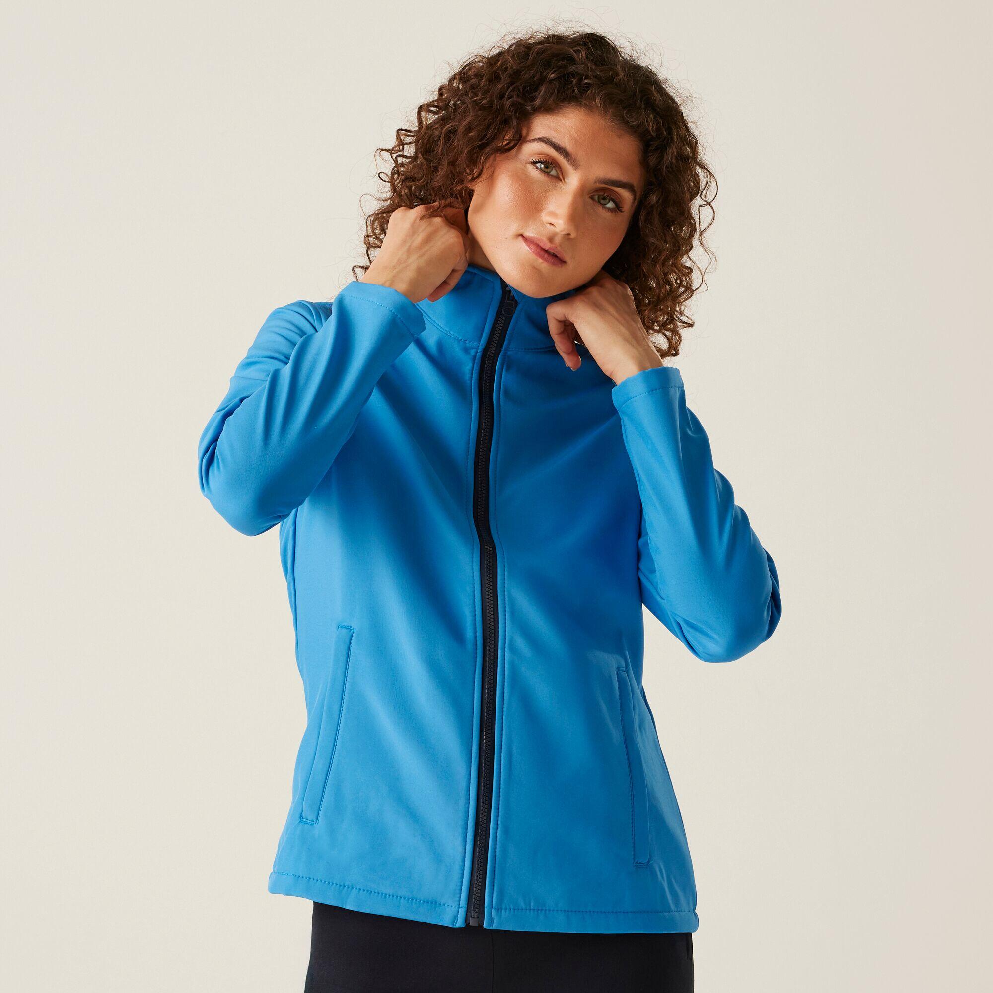 Regatta - Veste Randonnée - Ablaze Rouge Femme - Softshell - Bleu|turquoise - Decathlon