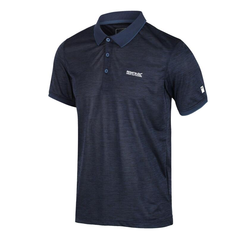 Tricou Polo cu Mânecă Scurtă Bărbați Regatta Remex II Negru