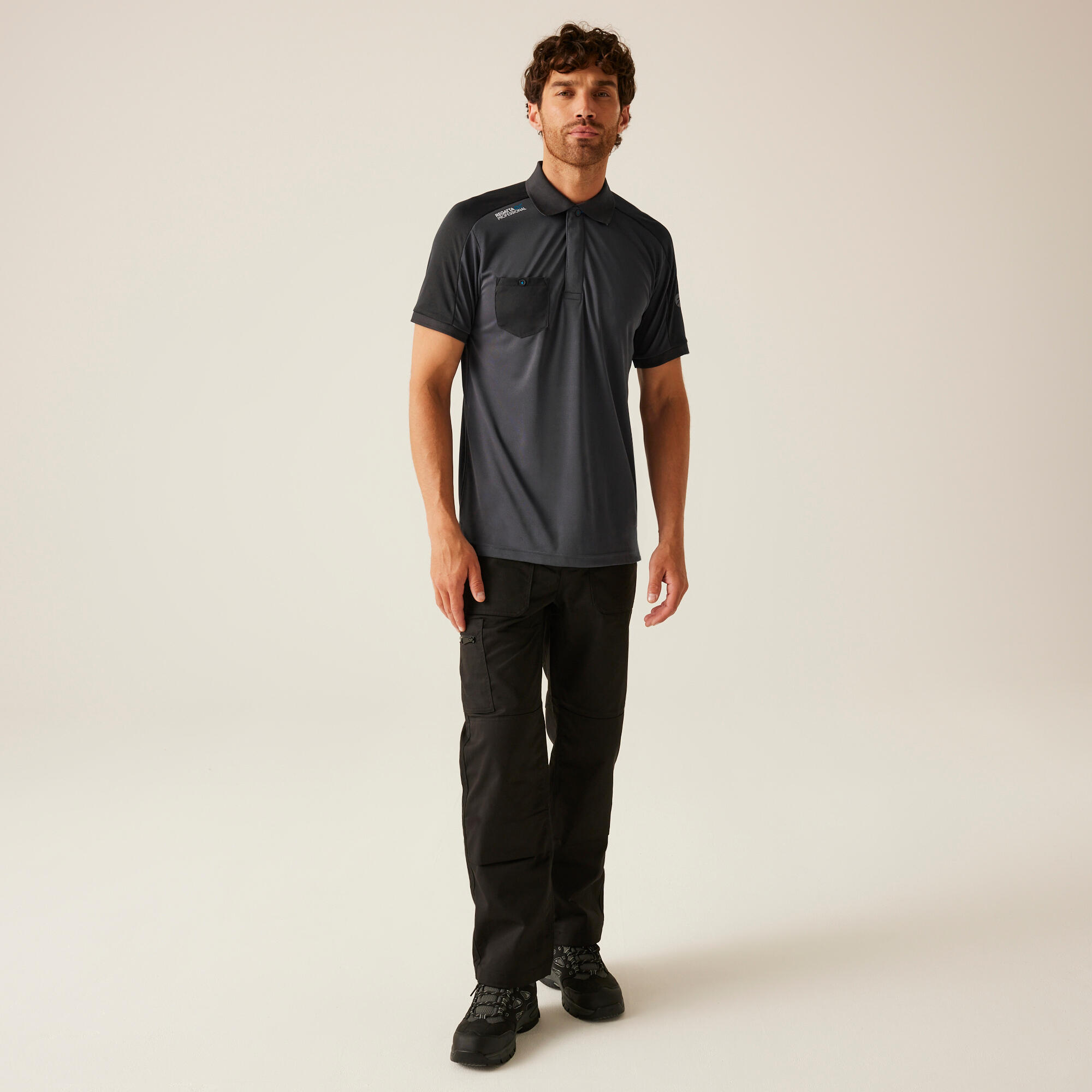 T-shirt Manches Courtes - TT Offensive Wicking Gris homme 3/5