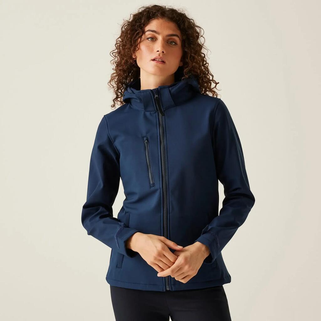 Womens Venturer 3-layer Printable Hooded Softshell Jacket