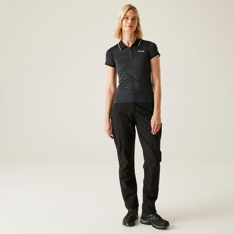 Wandershirt Remex II Wandern/Outdoor/Trekking Damen Black Atmungsaktiv REGATTA