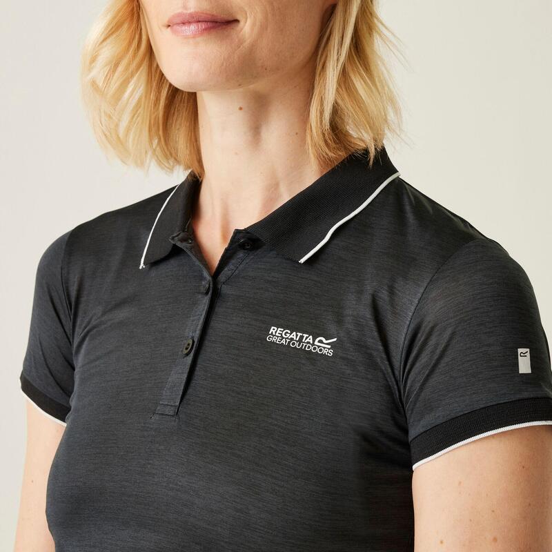 Wandershirt Remex II Wandern/Outdoor/Trekking Damen Black Atmungsaktiv REGATTA