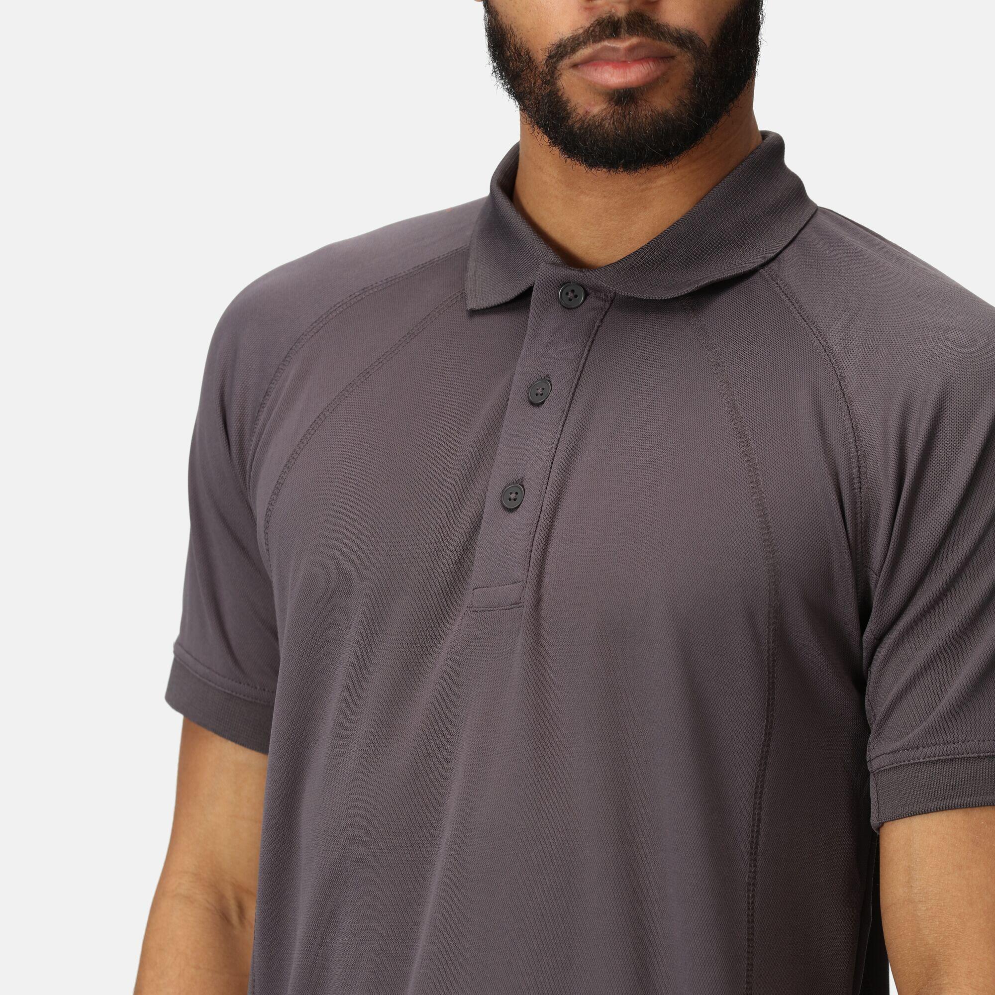 Camiseta hombre senderismo Regatta Coolweave Polo 4/6