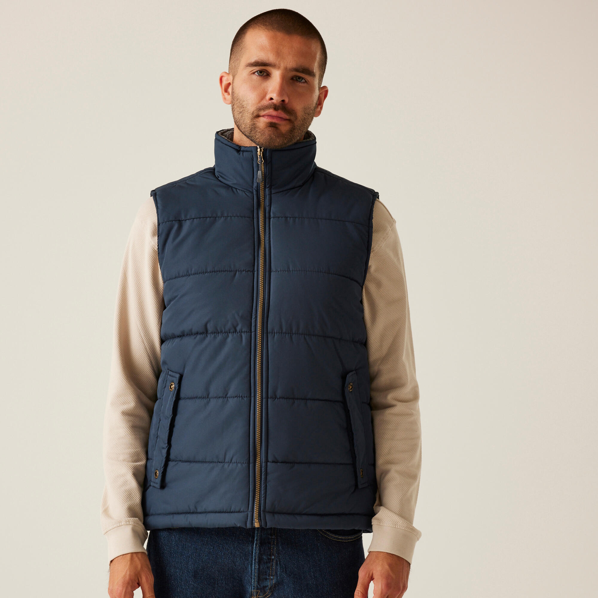 REGATTA Herren Jacke gepolstert - Altoona Bodywarmer, dunkelgrau