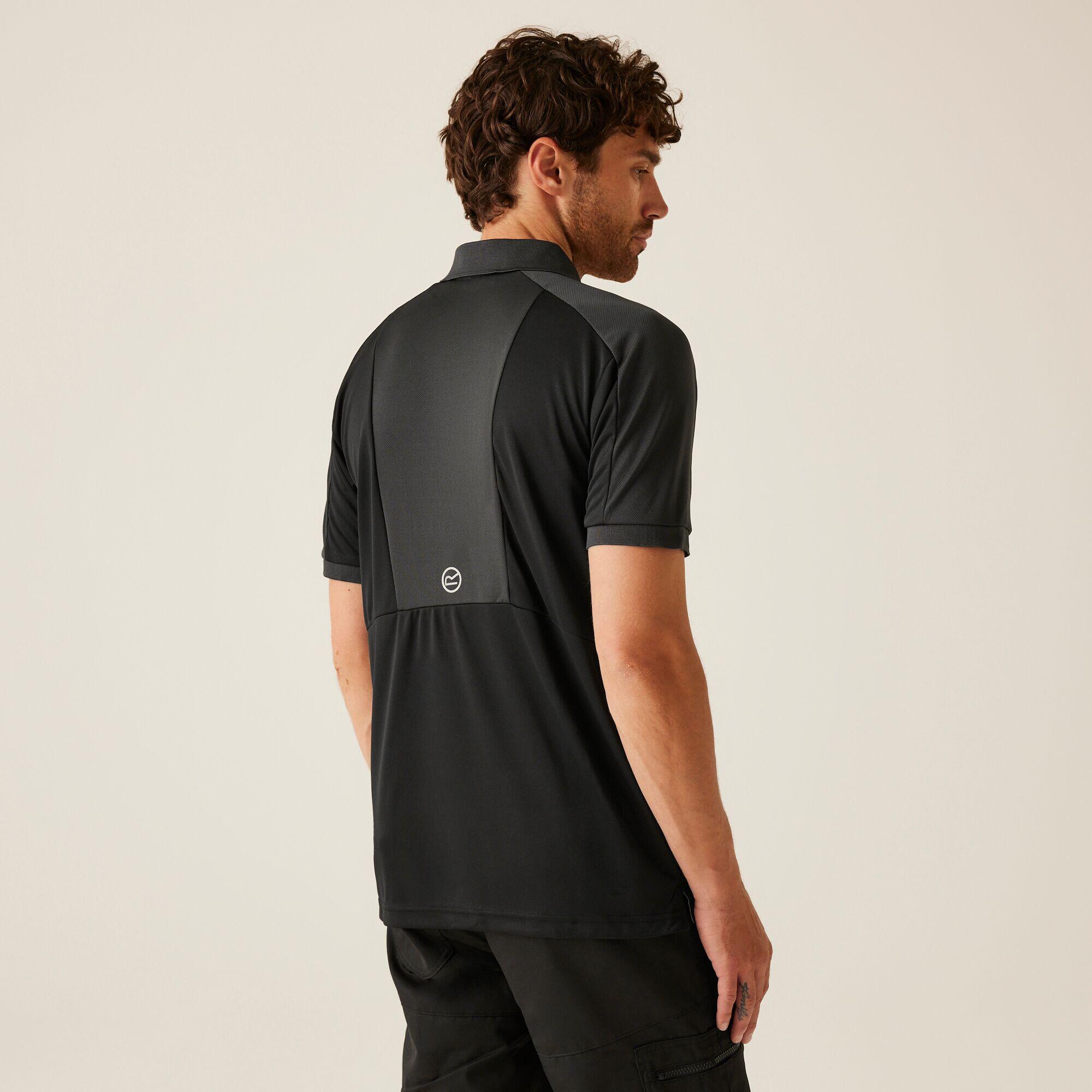 T-shirt Korte Mouwen Hiking Heren Met Borstzak En Wicking 2/5