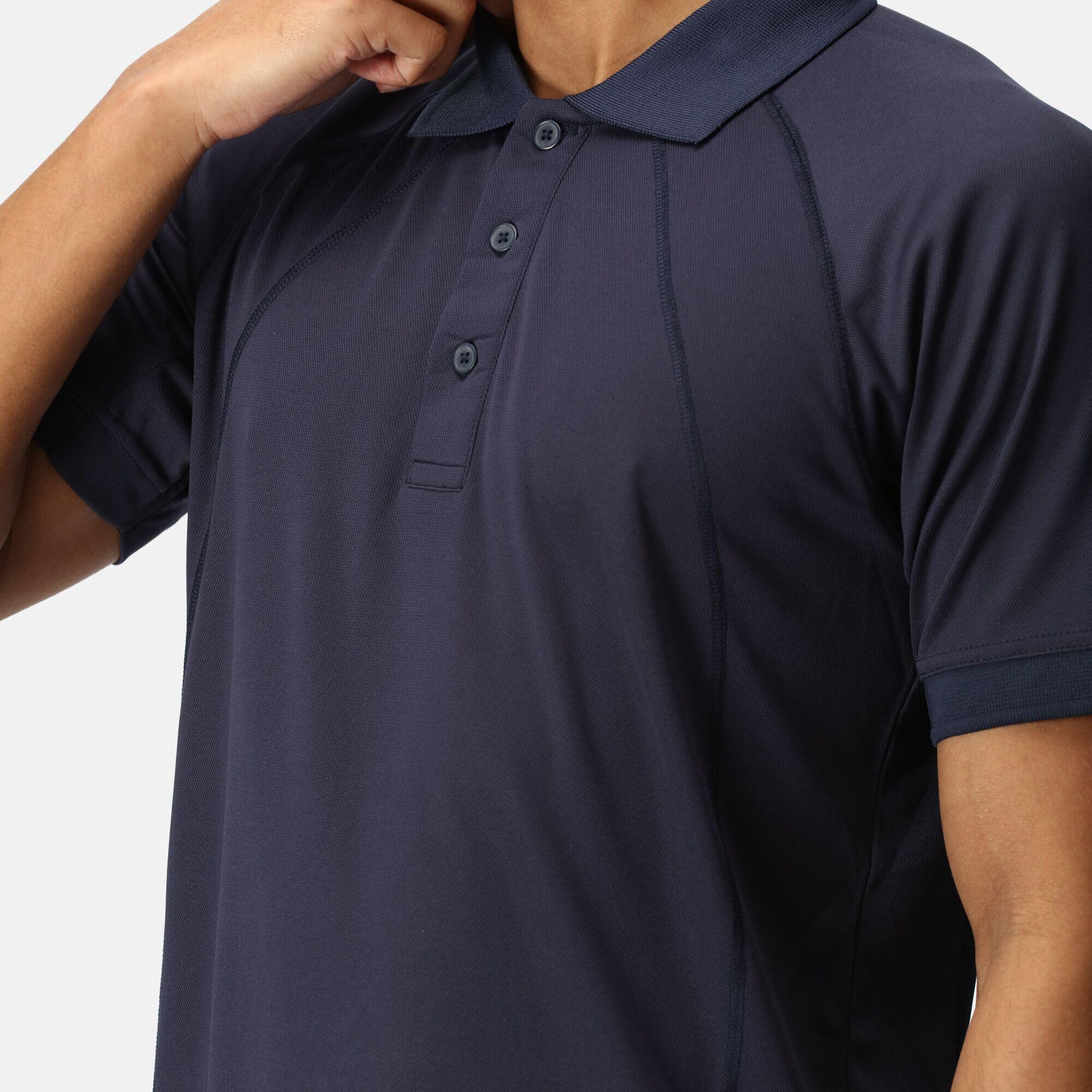 Camiseta hombre senderismo Regatta Coolweave Polo 4/5