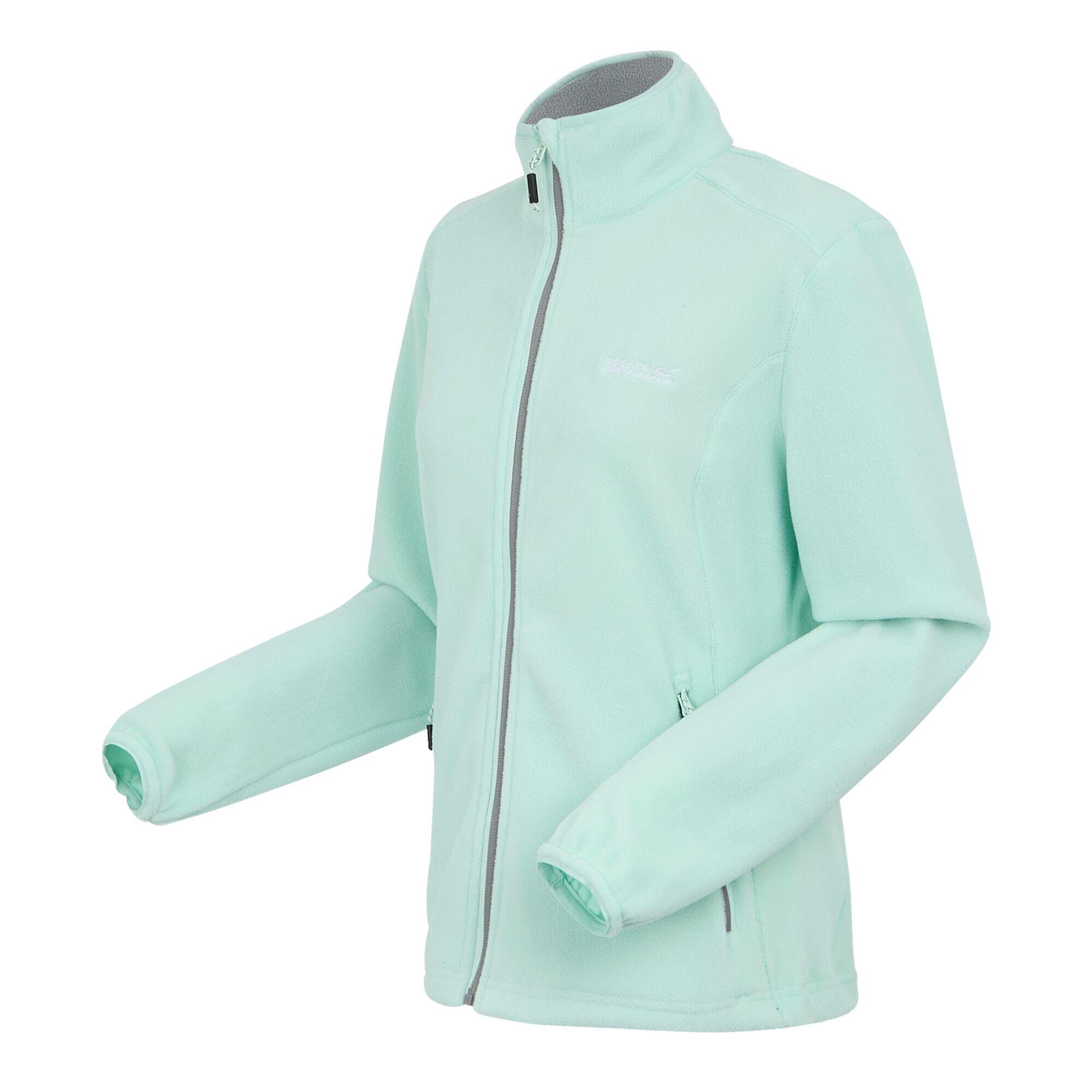 Fleece Wandelen Dames Hoge Kraag Ritszakken Floreo Iv 7/7