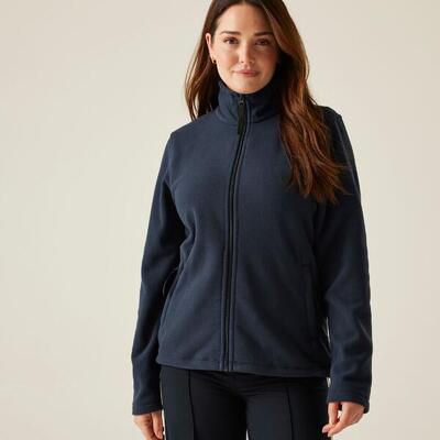 Fleece hiking dames zacht materiaal rits