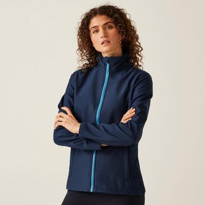 Jas hiking dames waterdicht ademend ablaze printable softshell