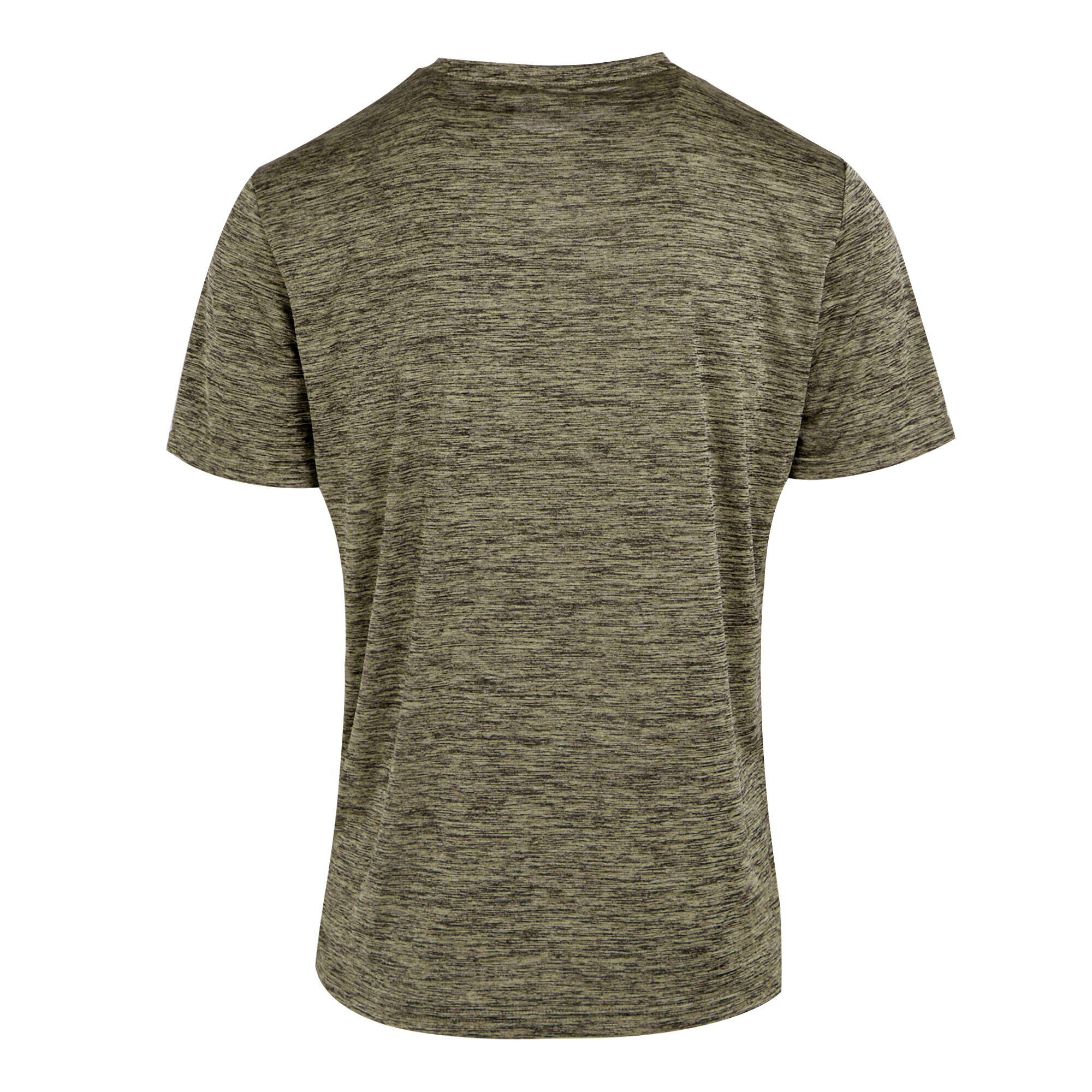 Herren Fingal Edition Kurzarm-T-Shirt in Melange-Optik 6/7