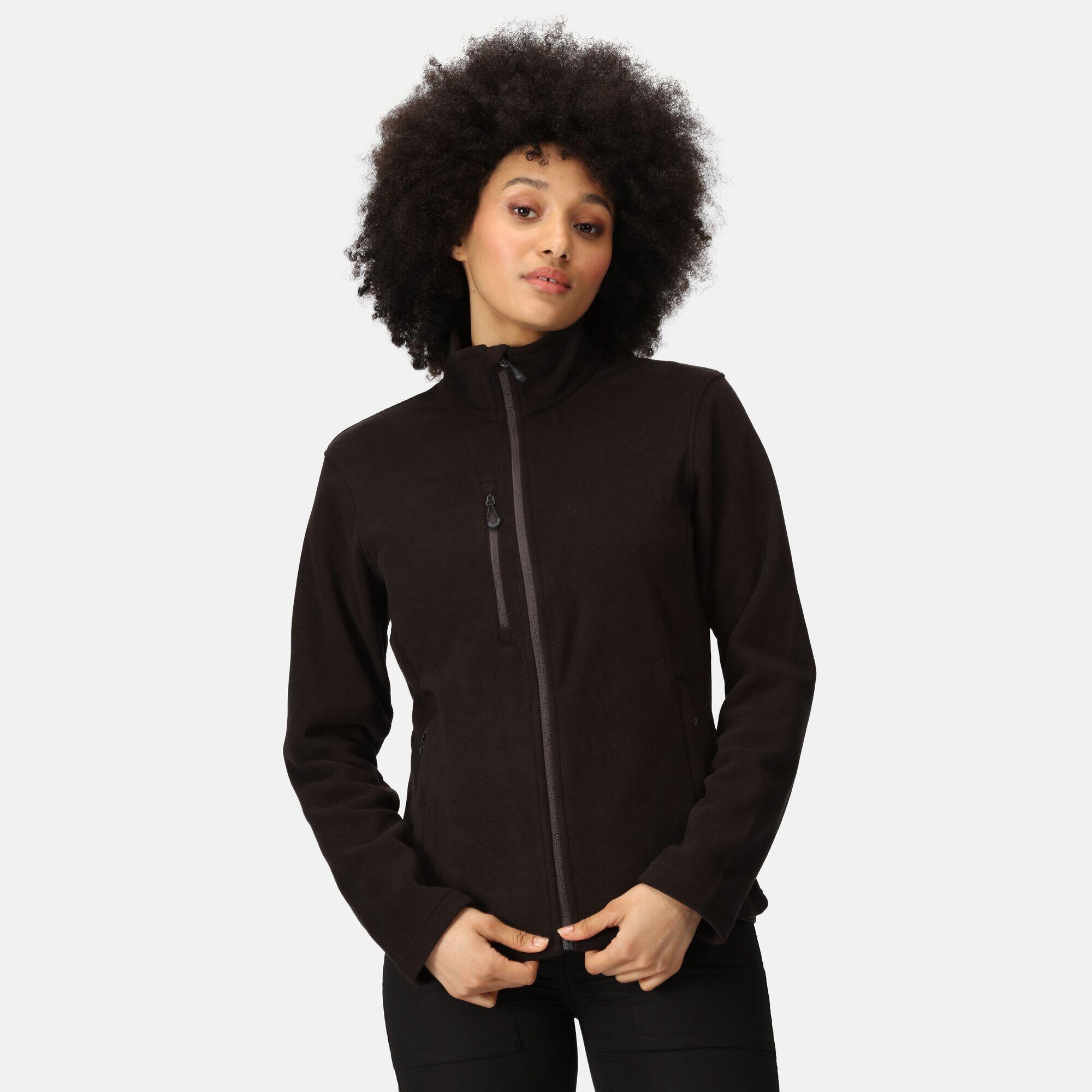 Fleece Wandelen Dames Volledige Rits Recycled 5/7