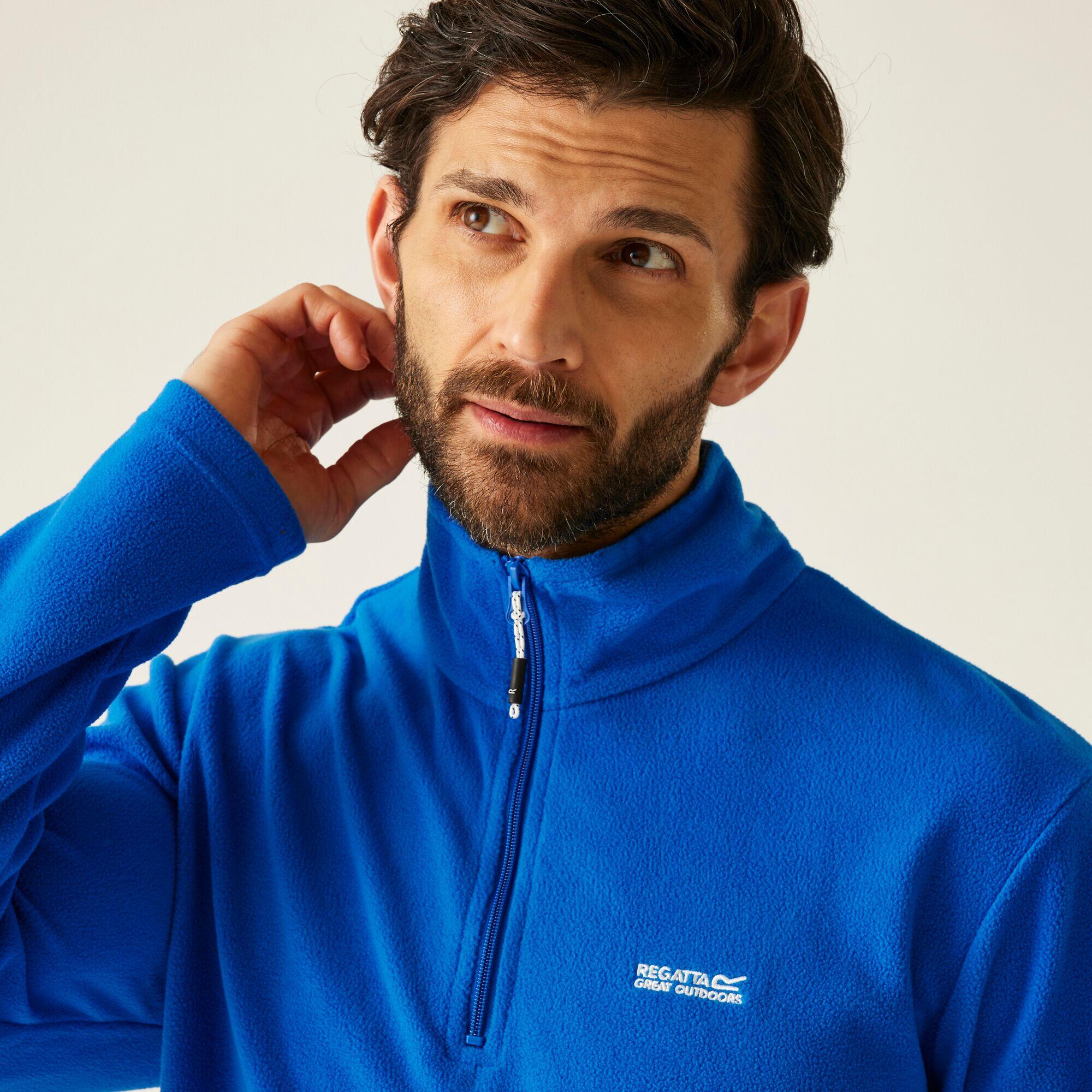 Regatta - Thompson Homme Lightweight Half Zip Hiking Fleece - Polaire - Bleu - 52 2xl - Decathlon