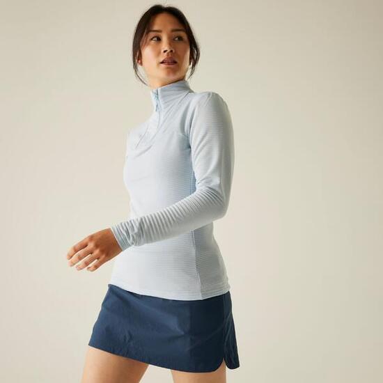 Damen Skifahren Shorts - Melodious Skort, blau