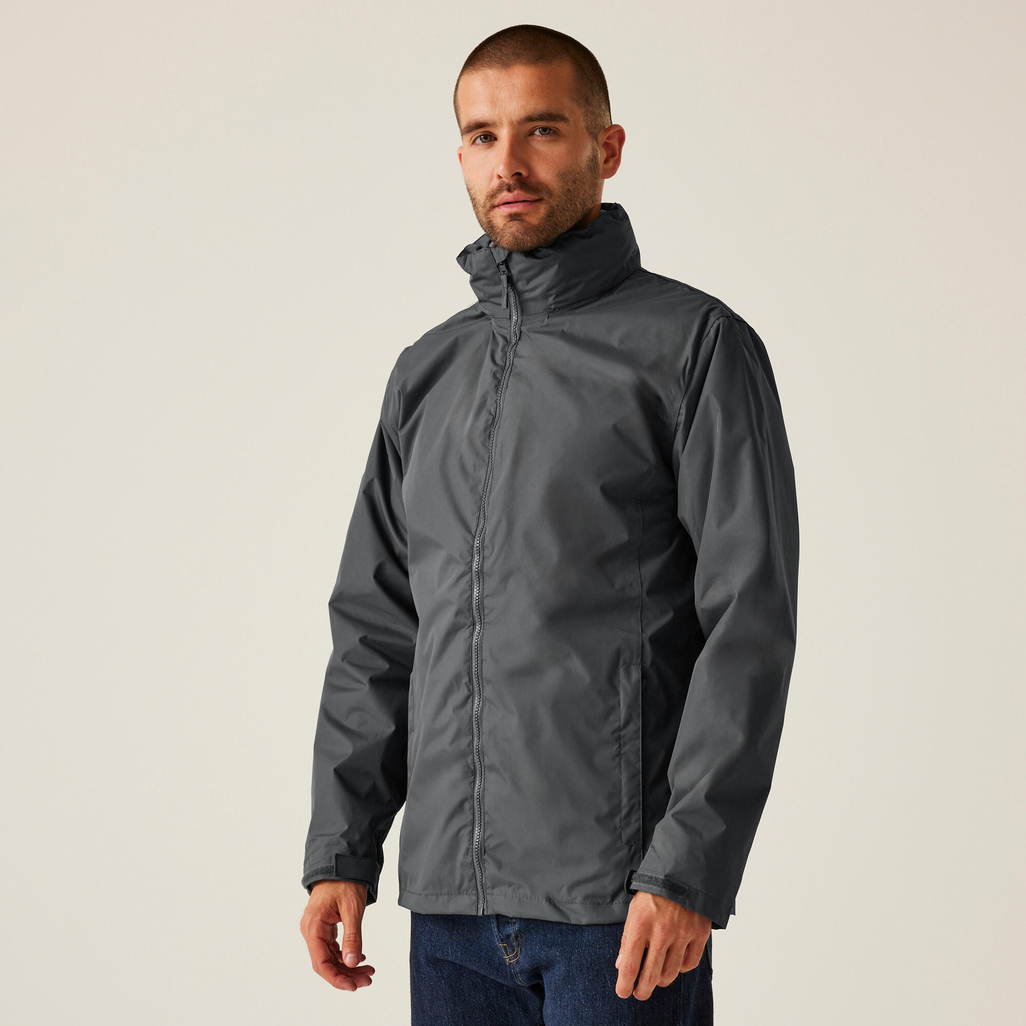 REGATTA Herren Wandern Jacke Wasserdicht - Dunkelgrau