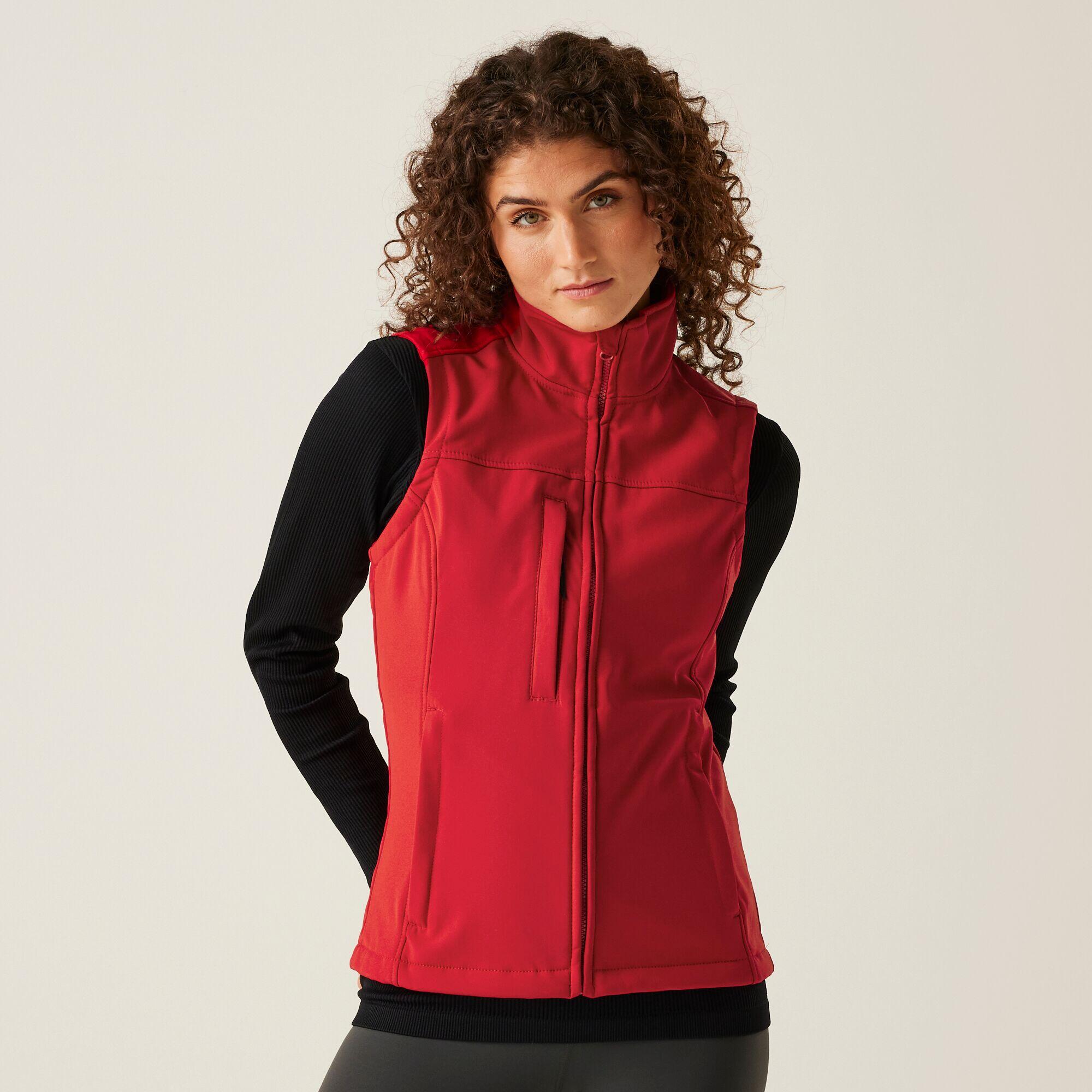 REGATTA Damen Wandern Jacke - Flux Softshell Bodywarmer, schwarz
