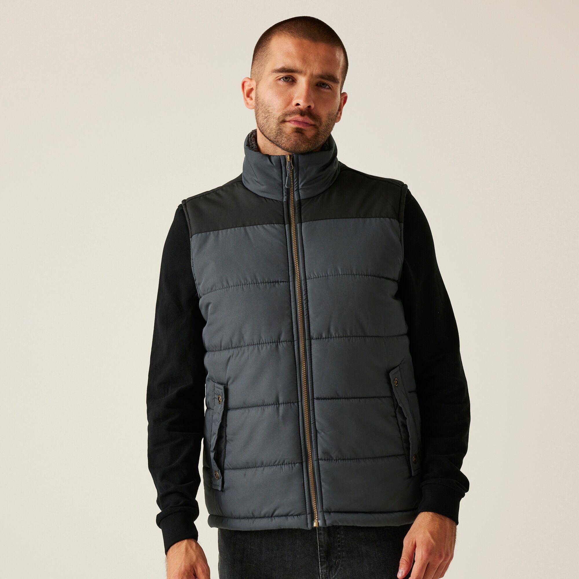 REGATTA Herren Jacke gepolstert - Altoona Bodywarmer, dunkelgrau