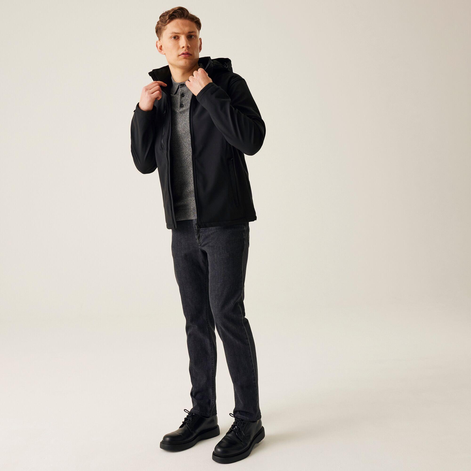 Giacche Uomo Venturer 3-Layer Printable Hooded Softshell Jacket 3/6