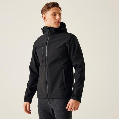 Giacche Uomo Venturer 3-Layer Printable Hooded Softshell Jacket