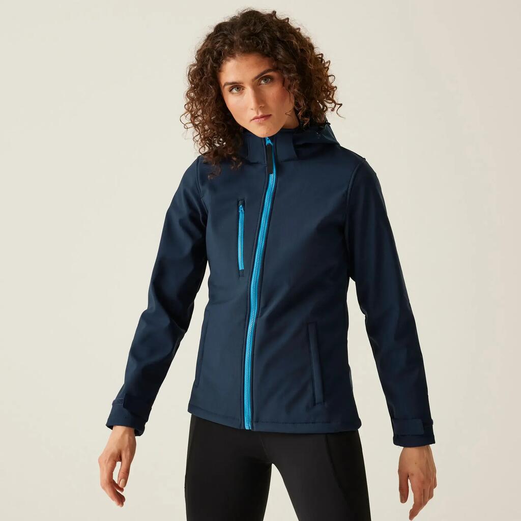 Womens Venturer 3-layer Printable Hooded Softshell Jacket