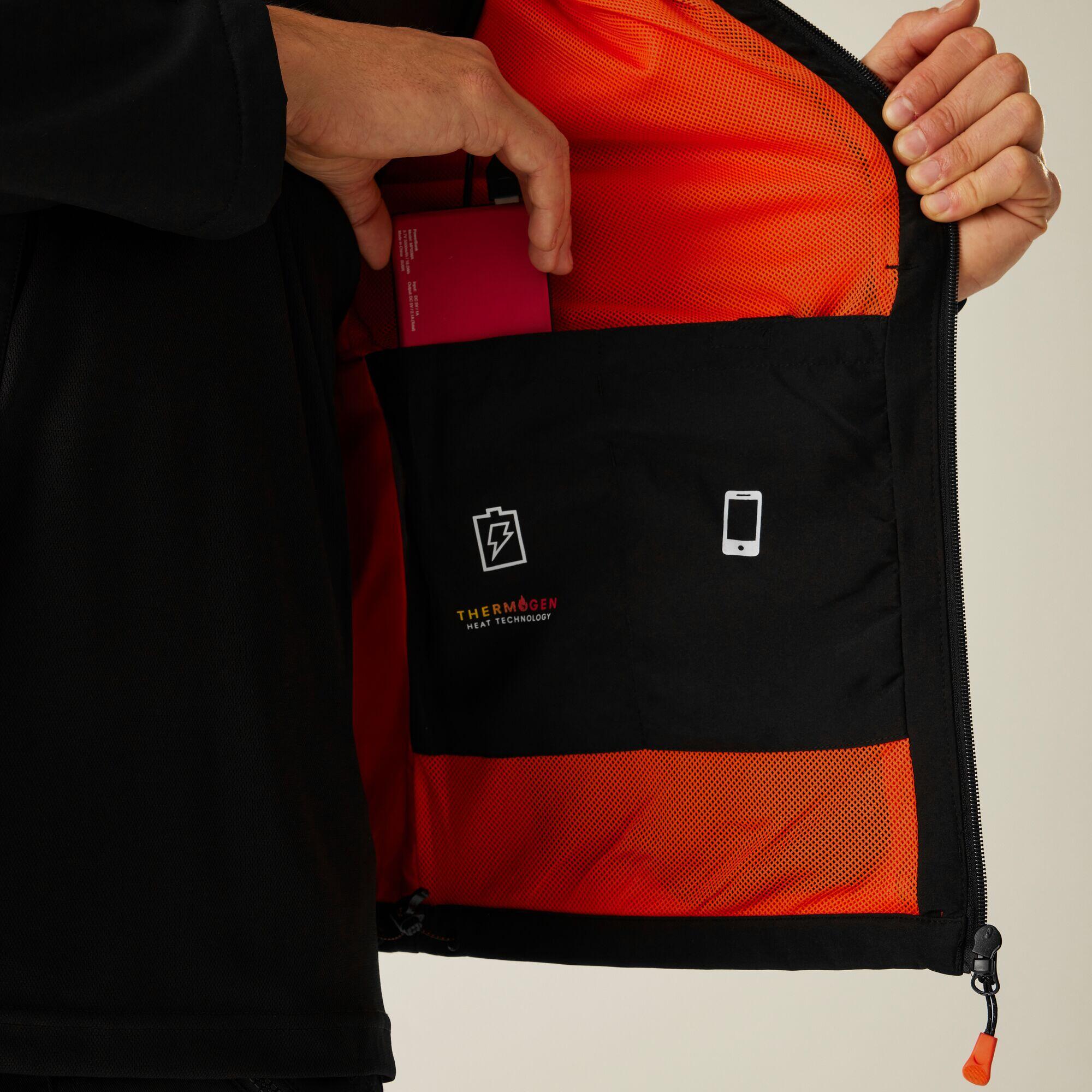 Jas Heren Thermogen Verwarmde Softshell 6/7