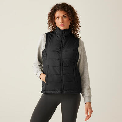 Jas wandelen dames padded design voorkant rits