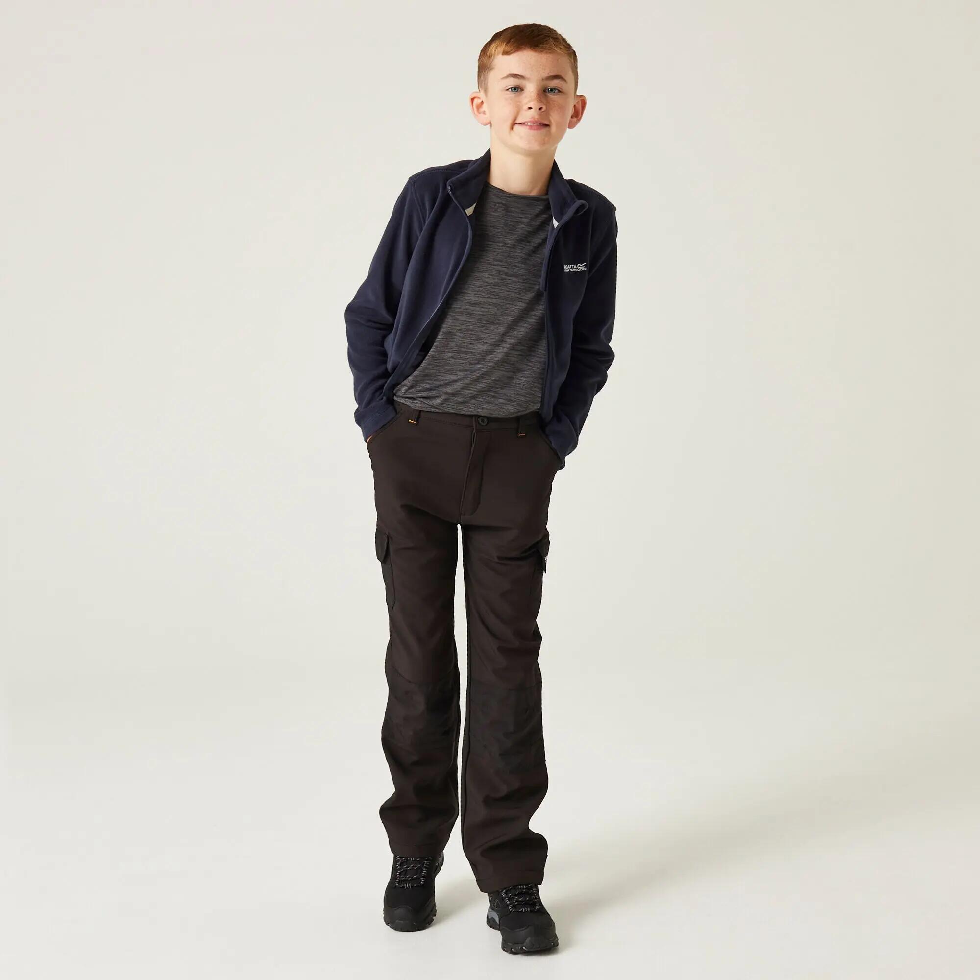Pantalon technique junior outdoor SOFTSHELL 3/7