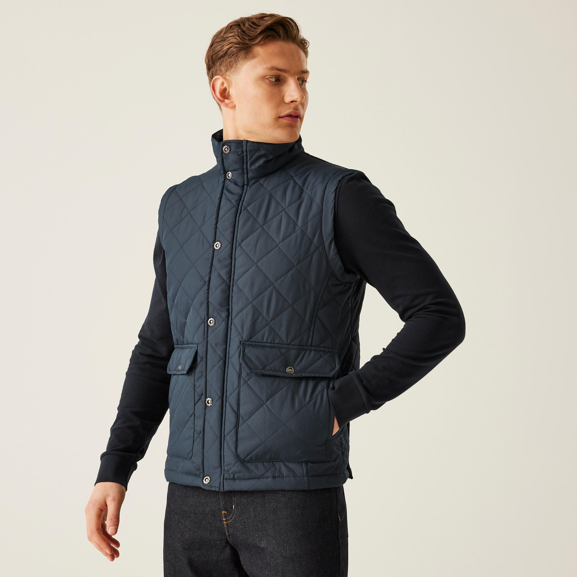 Regatta - Veste Randonnée - Tyler Navy Homme - Veste - Bleu - Decathlon