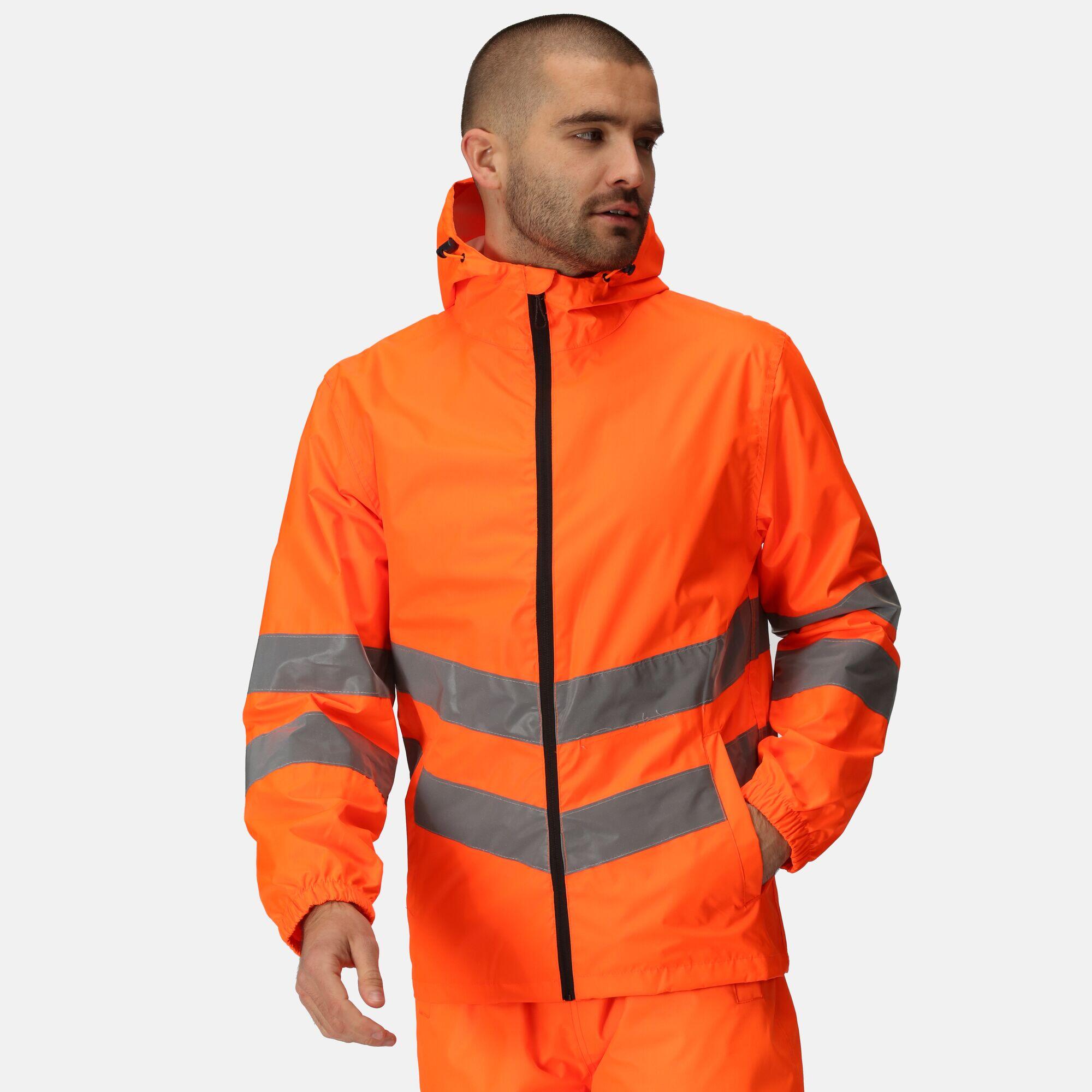 Veste - Hi-s Pro Packaway orange homme 5/7