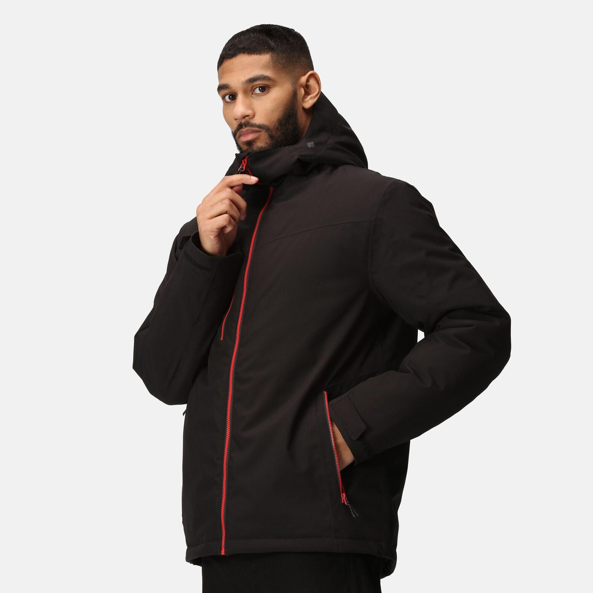 REGATTA Herren Jacke Wasserdicht Isoliert - Nagate, schwarz