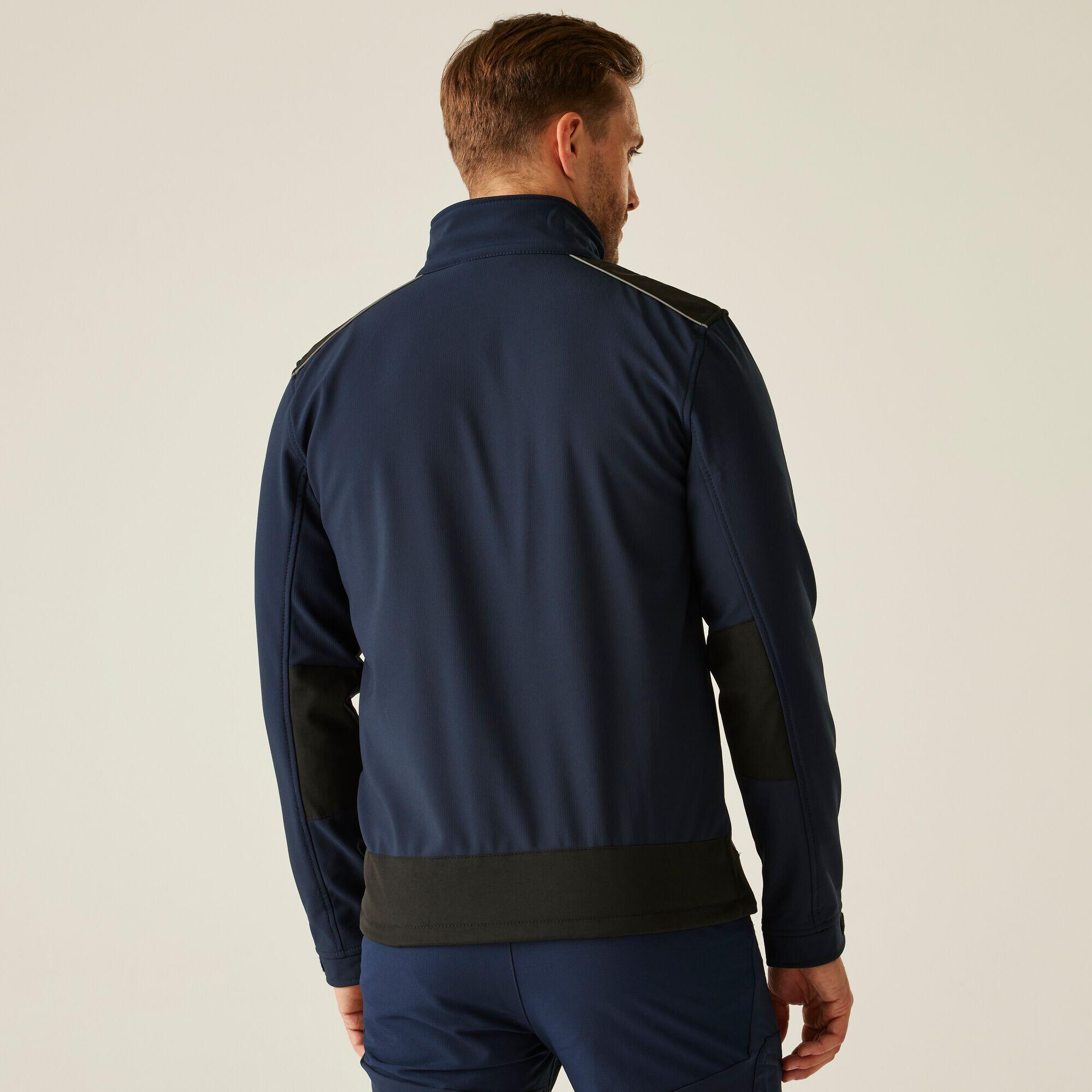 Herren Wandern Jacke - Sandstorm Softshell, schwarz 2/6