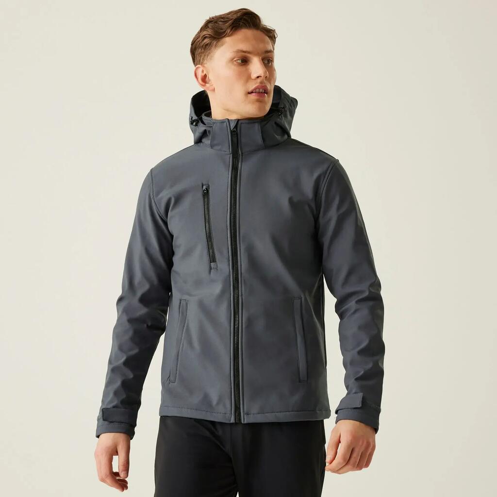 Mens Venturer 3-layer Printable Hooded Softshell Jacket
