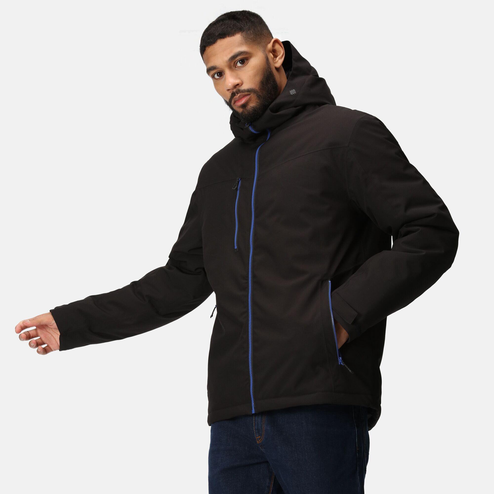 REGATTA Herren Jacke Wasserdicht Isoliert - Nagate, schwarz