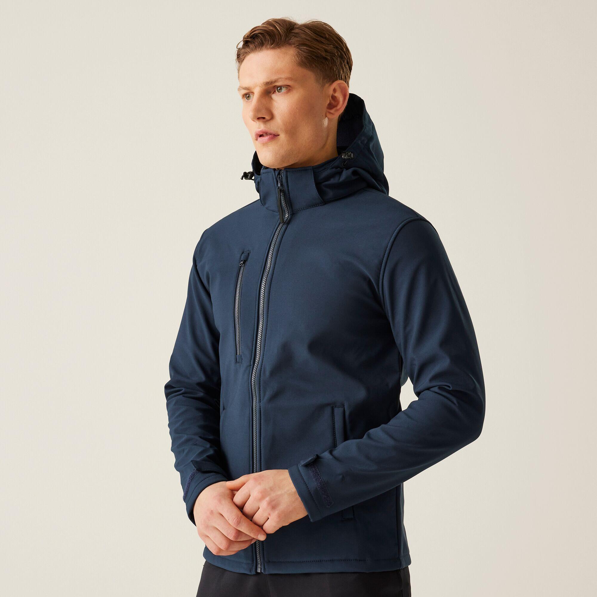 REGATTA Mens Venturer 3-layer Printable Hooded Softshell Jacket