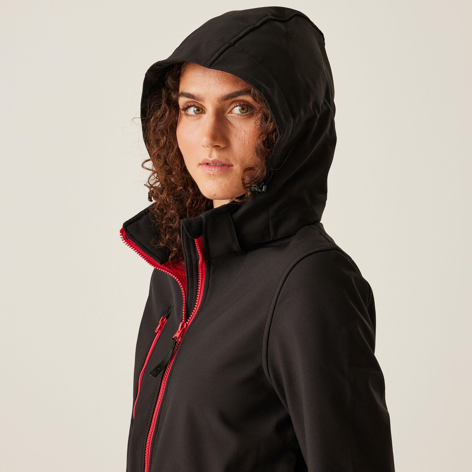 Jas Hiking Dames Waterdicht Ademend Windbestendig 5/6