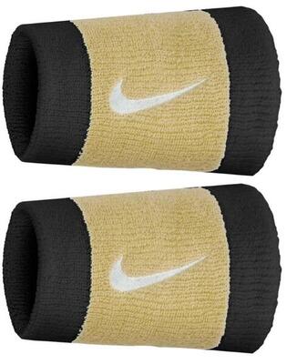 Nike swoosh polsbandjes doublewide, set van 2